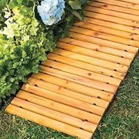 Gartenweg Holzpfad Holzweg Garten Design PW001 von terra-garten®