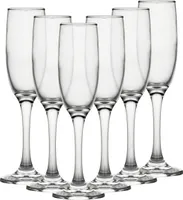 ECHTWERK Sekt-/Champagnerkelche 6er Set, 170 ml, spülmaschinenfest, stabil, elegantes Design