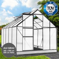BRAST Gewächshaus Aluminium mit Fundament Kaufland.de