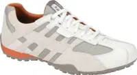 GEOX Sneaker SNAKE, Rauleder, Weiß, Herren