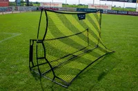 Rebounder Fußball 2 in 1 - POWERSHOT - Perfekte Trainingshilfen für den Garten für Kinder und Jugendliche - Ruckprallnetz