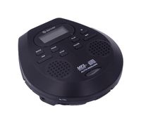 Denver DMP-395B Portabler CD-Player mit Lautsprecher MP3, Antischock und Autoresume