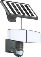 LED Solar Strahler Bewegungsmelder Leuchtdauer- Leuchtkraftregler 6000K 900lm