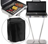 GRILL ELEKTRYCZNY STOJĄCY 2500W Balkonowy OGRÓD TARAS BBQ 250°C POKROWIEC
