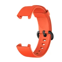 Silikon Armband Für Xiaomi Mi Watch Lite / Redmi Watch Ersatz Sport Uhrenarmband Schwarz