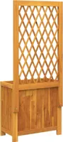 vidaXL květináč s mříží 55x29,5x132 cm akátové dřevo z masivu