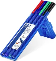 STAEDTLER triplus ball 437 Kugelschreiber - F - 0,7 mm - 4er Box