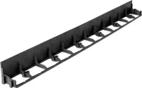Zahradní neviditelný obrubník Covergarden 4,5 x 100 cm - černý