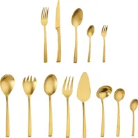 Echtwerk Tafelbesteck 'AVELINO' 68tlg - Gold Edition, Farbe:Gold