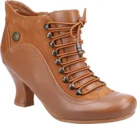Hush Puppies - Dámské kotníkové boty "Vivianna", kůže FS8522 (43 EU) (Hnědá)
