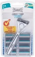 Holicí strojek Wilkinson Quattro Titanium Essential 4 Precision Sensitive + 8 náhradních břitů