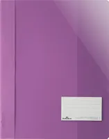 DURABLE Sichthefter A4+ Beschriftungsfenster 90x57 mm,269012 lila
