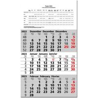 3 Monats-Wandkalender 2022