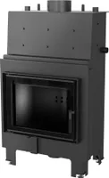 Wasserführender Kamineinsatz MBM 12 kW Ø 180 schwarz Verkleidung