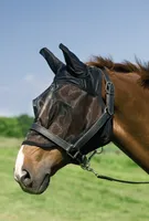 Equi-Theme Fliegenmaske feine Netzmaschen mit Ohren Fliegenschutz mit Ohren