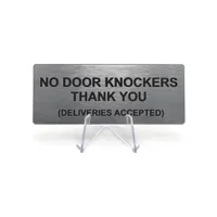 Akrylová cedulka na dveře CombiCraft No Door Knockers - 100x40mm