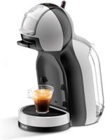 Krups KP123B Nescafé Dolce Gusto Mini Me Kaffeekapselmaschine, 1500 Watt, artic-grey/schwarz