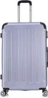 Flexot® F-2045 Koffer Reisekoffer Hartschale Hardcase Doppeltragegriff mit Zahlenschloss Gr. XL Farbe Flieder