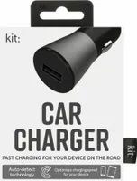 Prémiová nabíjačka USB do auta 2,4 A Space Grey