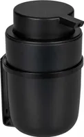 WENKO Turbo-Loc® Seifenspender Carpino Schwarz 250 ml ohne Bohren Spender Ausgabe Wand Bdezimmer
