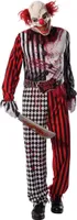 Rubíny - Kostým "Zlý klaun" - pánský BN4401 (XL) (červená/černá/bílá)