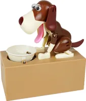Fressender Hund Spardose