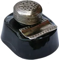 Rubinato Tintenglas mit 48 ml schwarzer Tinte