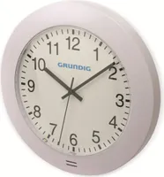 Wanduhr Uhr mit Türklingel, Analoge Zeitanzeige, 45 Klänge - 36 Melodien und 9 Alarmtöne - Grundig