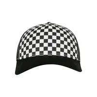 Checkerboard Retro Trucker - Farbe: Black/White - Größe: One Size