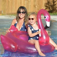 Flamingo Aufblasbares Spiel Für Kinder 110X102Cm Meer Pool Strand