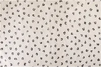 BELIANI Koberec béžový bavlnený 200 x 300 cm obdĺžnikový so zvieracím vzorom moderný dizajn obývacia izba spálňa