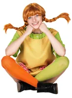 Pippi Langstrumpf Perücke - Kostümperücke Fasching