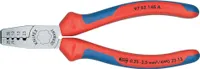 KNIPEX 97 62 145 A Krimpovacie kliešte na koncovky s viaczložkovými puzdrami 145 mm