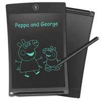 Kreatives LCD-Schreibtablett für Kinder - 8,5-Zoll digitales Tablett mit Stift Schwarz