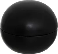 Aschenbecher  Keramik - schwarz - D.10 cm - Atmosphera créateur d'intérieur