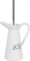 Klobürste 40x14x22 cm, Wc bürstenhalter keramik, Wc bürstenhalter Weiß