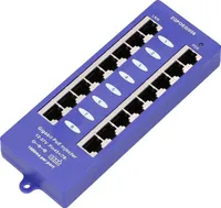 EXTRALINK PoE injector 8 portowy gigabit tryb B