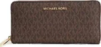 Michael Kors Geldbörse Jet Set Travel Braun Monogramm