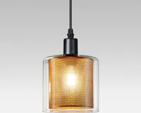 ZMH Pendelleuchte Esstisch Vintage Hängelampe 1 Flammig E14 Hängeleuchte Retro Pendellampe aus Glas Metall Schwarz Gold Industrial Esstischlampe Küche Wohnzimmer Esszimmer Max. 40W