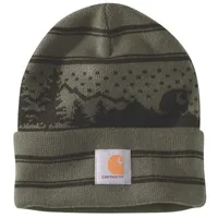 Carhartt Knit Holiday Beanie (Olive,One Size)