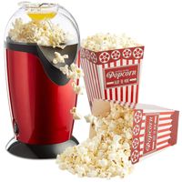 Popcornmaschine, Popcorn Maker, Ohne Fett Öl Heißluft Gesunder Snack Fettfrei Ölfrei Popkorn Zuhause