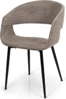 Milton & Oldbrook Esszimmerstuhl Pula Taupe