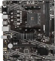 MSI A520M PRO, AMD, Socket AM4, 3rd Generation AMD Ryzen? 3, 3rd Generation AMD Ryzen 5, 3rd Generat