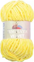 Strickfein Himalaya Dolphin Velvet super Bulky Chenille Garn Wolle strickgarn 100 gr 90002 - hellgelb