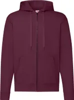 Fruit of the Loom - "Classic" Kapuzenpullover, Mit Reißverschluss für Herren PC4559 (M) (Burgunderrot)