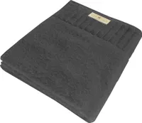 Duschtuch uni anthrazit 70 x 140 cm