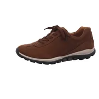 Gabor Comfort Sneaker - Braun Veloursleder Größe: 37.5 Normal