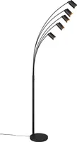 TRIO-Leuchten Stehleuchte MARLEY DH 28x200 cm schwarz Stehlampe Leseleuchte