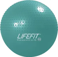 Gymnastický masážní míč LIFEFIT® MASSAGE BALL 65 cm, tyrkysový