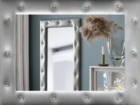  Artloge Dekorative Luxus Kristall Wandspiegel 90×60